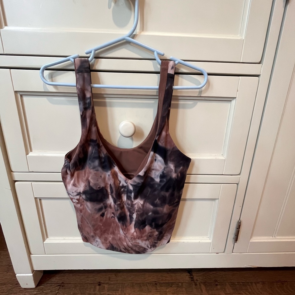 lululemon athletica Tie-Dye Tank Top - Brown and Black